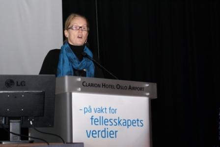 Marthe Indset presenterte en fersk utredning om revisors uavhengighet