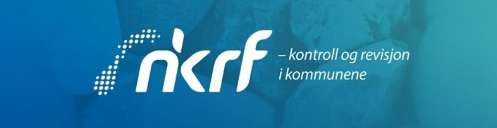 NKRF logo med designbakgrunn