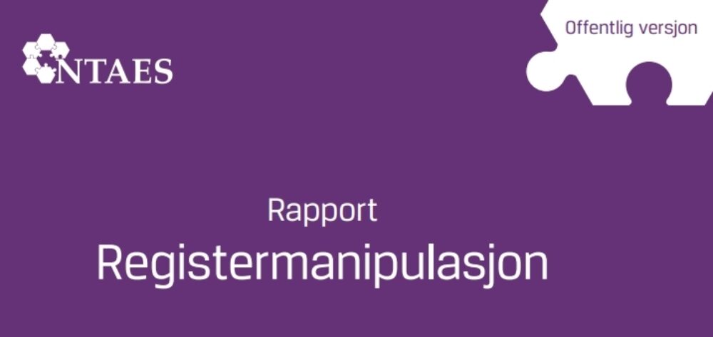 Utsnitt av rapportens forside