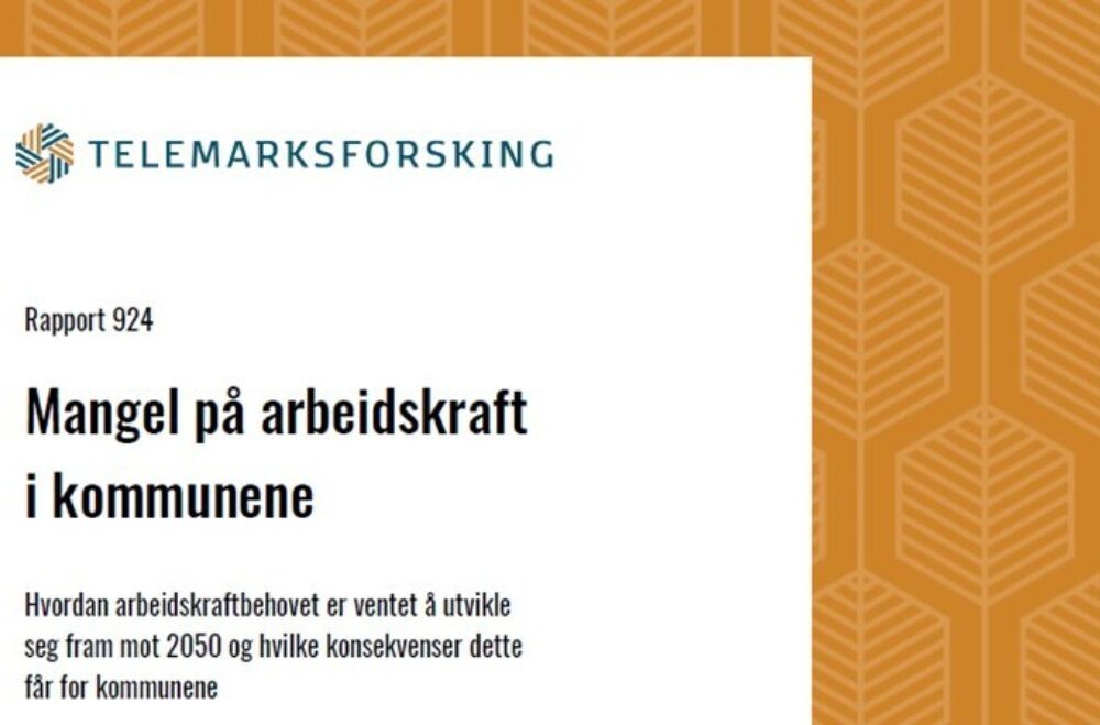 Utsnitt av rapportens forside