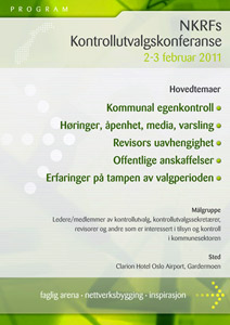 Klikk her for mer informasjon om NKRFs Kontrollutvalgskonferanse 2011 Klikk her for mer informasjon om NKRFs Kontrollutvalgskonferanse 2011